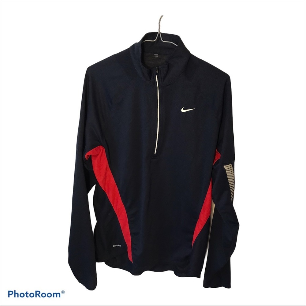 Nike DryFit Long Sleeve 3/4 Zip Pullover